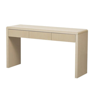 The Dorset Acacia Pedestal Console Table