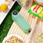 Mini wireless vacuum sealer keeping picnic snacks fresh