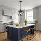 The Wadsworth Glass and Metal Hanging Light