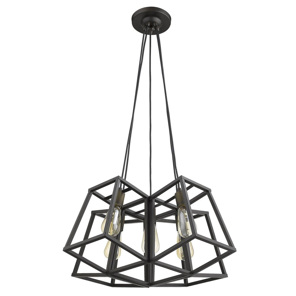 The Whitmore Bronze Lantern Chandelier