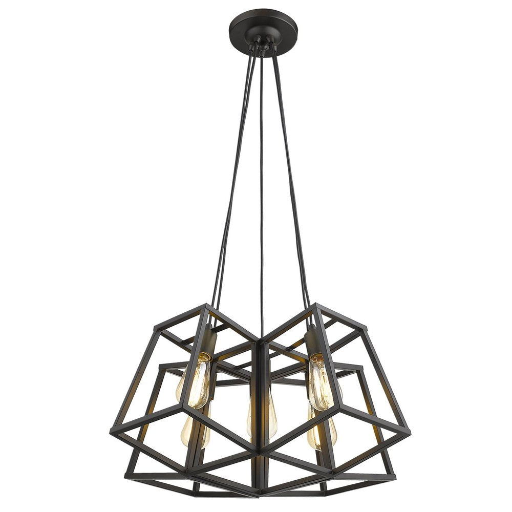 The Whitmore Bronze Lantern Chandelier