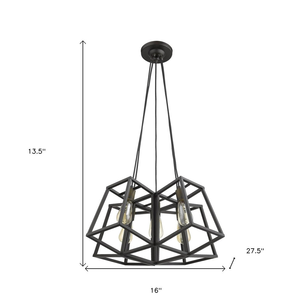 The Whitmore Bronze Lantern Chandelier