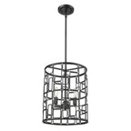 The Yardsley Black Metal Convertible Pendant