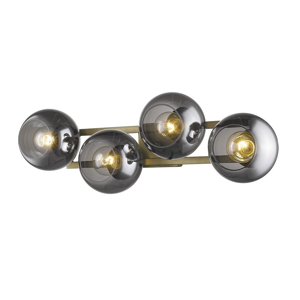 The Wren Aged Brass Sconce