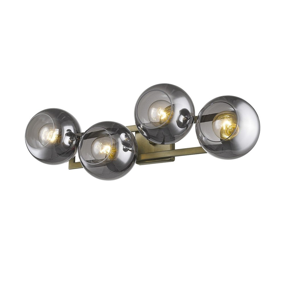The Wren Aged Brass Sconce