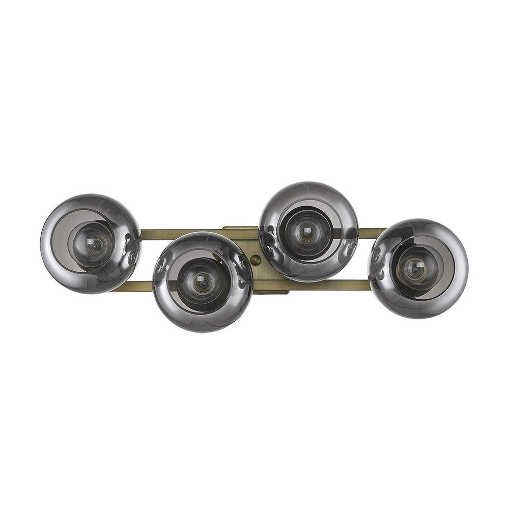 The Wren Aged Brass Sconce