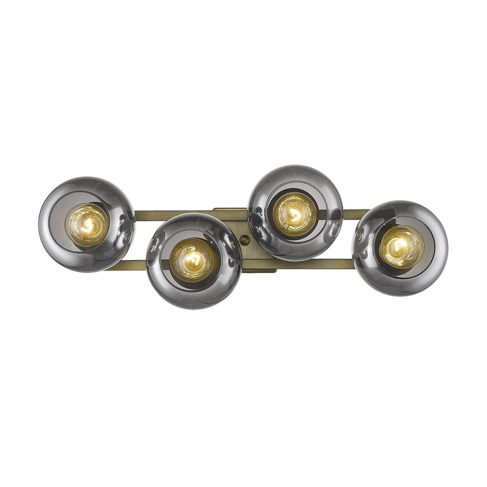 The Wren Aged Brass Sconce