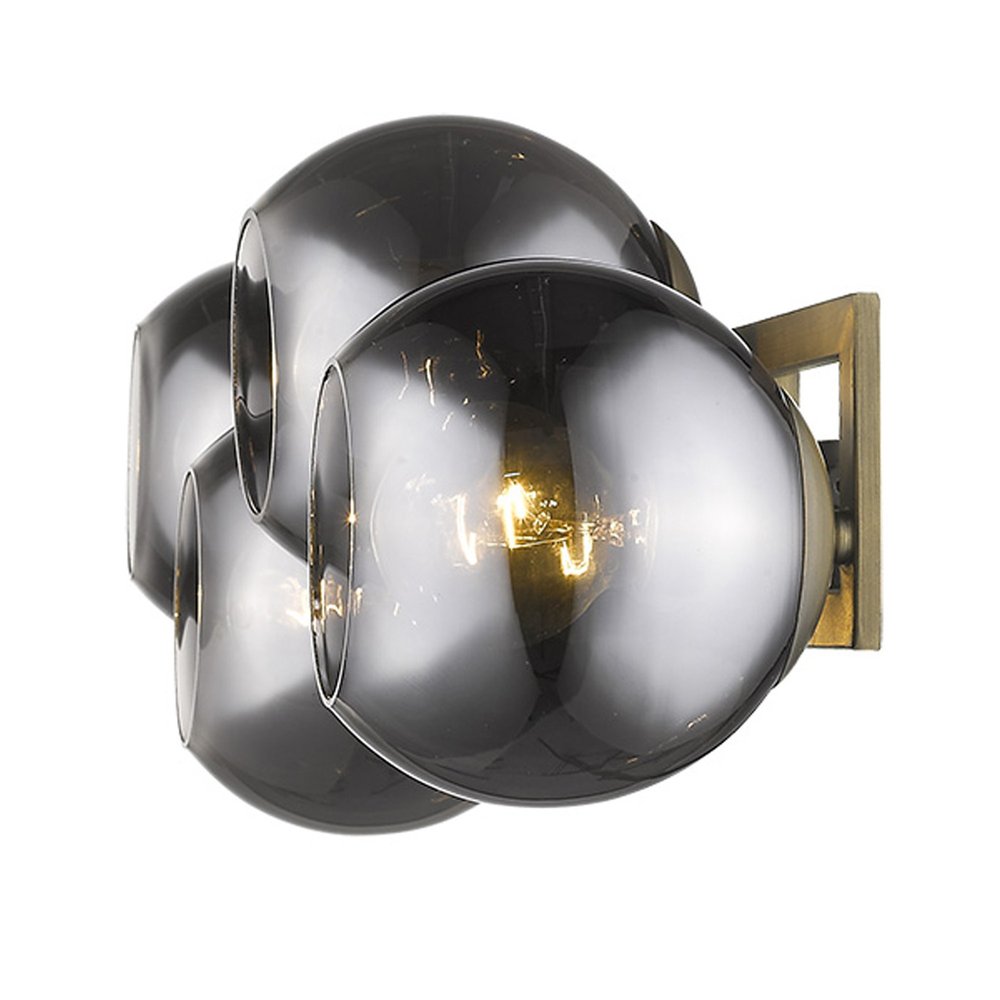 The Wren Aged Brass Sconce