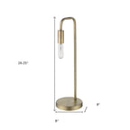 The Amber Brass Table Lamp