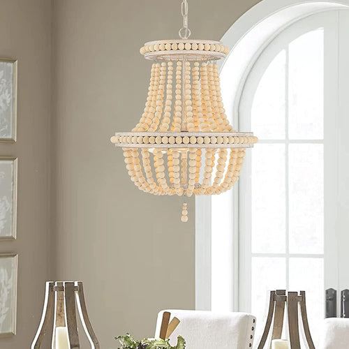 The Applewood Distressed Metal Three-Light Chandelier
