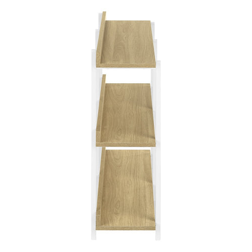 The Bayliss Wood and White Metal Console Table