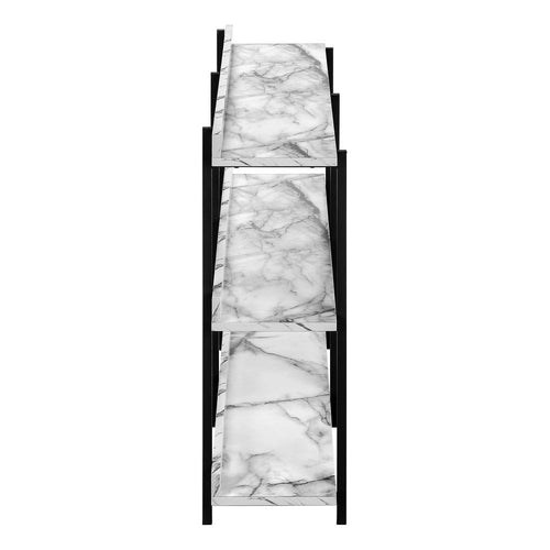 The Brindle Wood and Black Metal Console Table