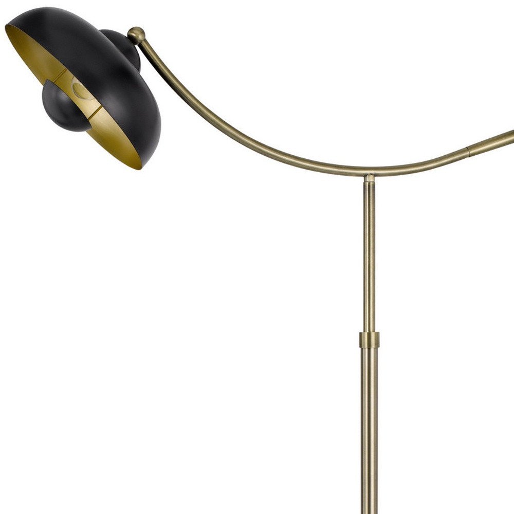 The Orwell Bronze Metal Arc Floor Lamp