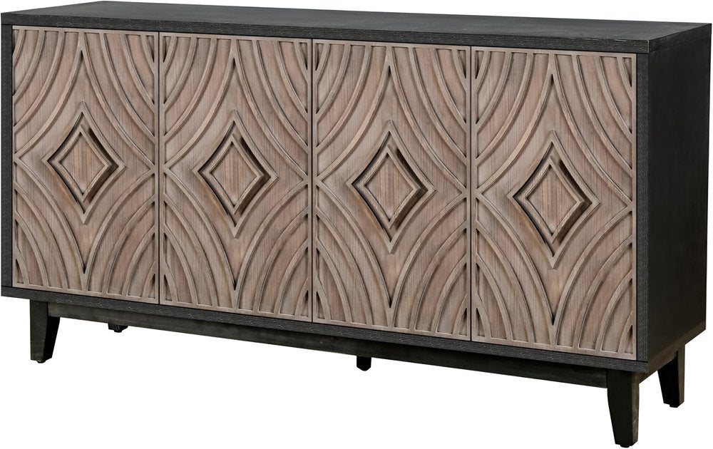 The Uxley Carved Wood Sideboard