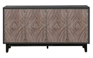 The Uxley Carved Wood Sideboard