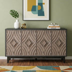 The Uxley Carved Wood Sideboard