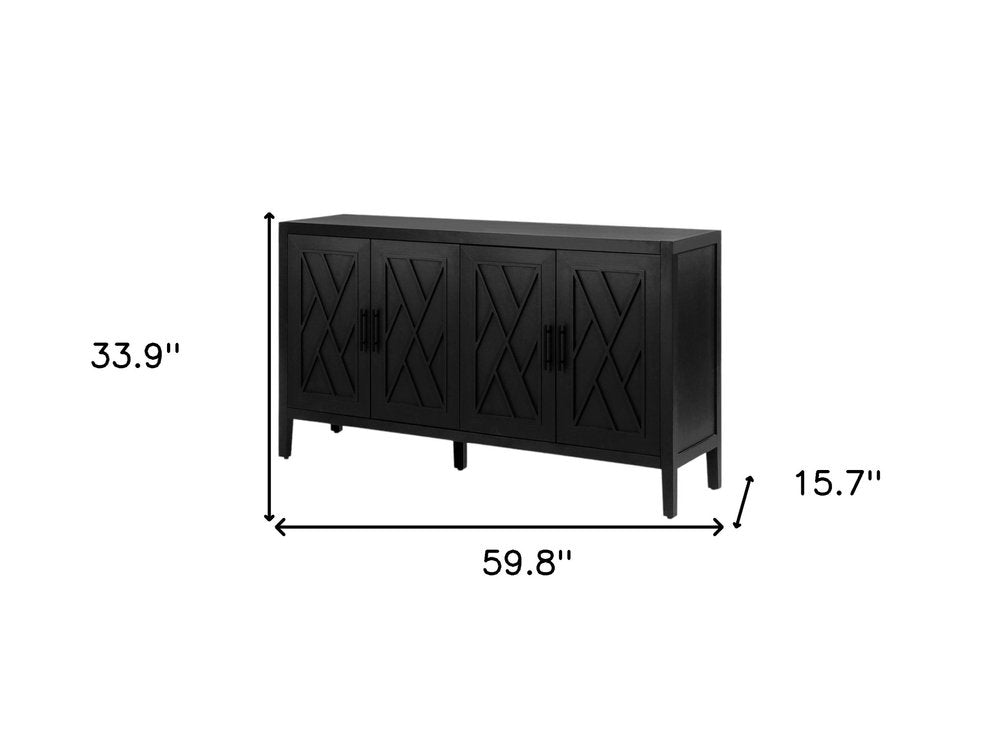 The Verwood Distressed Wood Sideboard