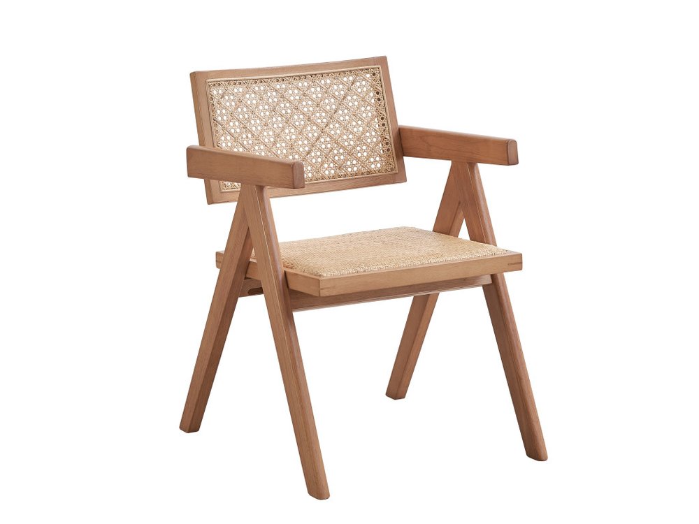 The Ulverston Rattan Dining Arm Chairs (Set of Two)