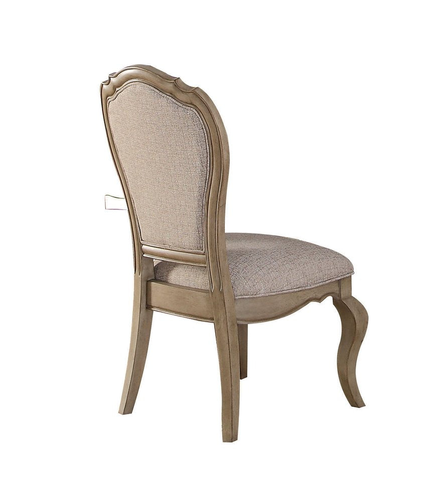 The Vickery Tufted Fabric Dining Chairs (Set of Two)