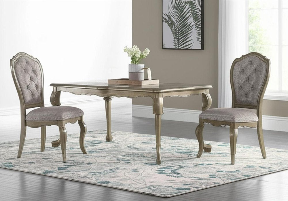 The Vickery Tufted Fabric Dining Chairs (Set of Two)