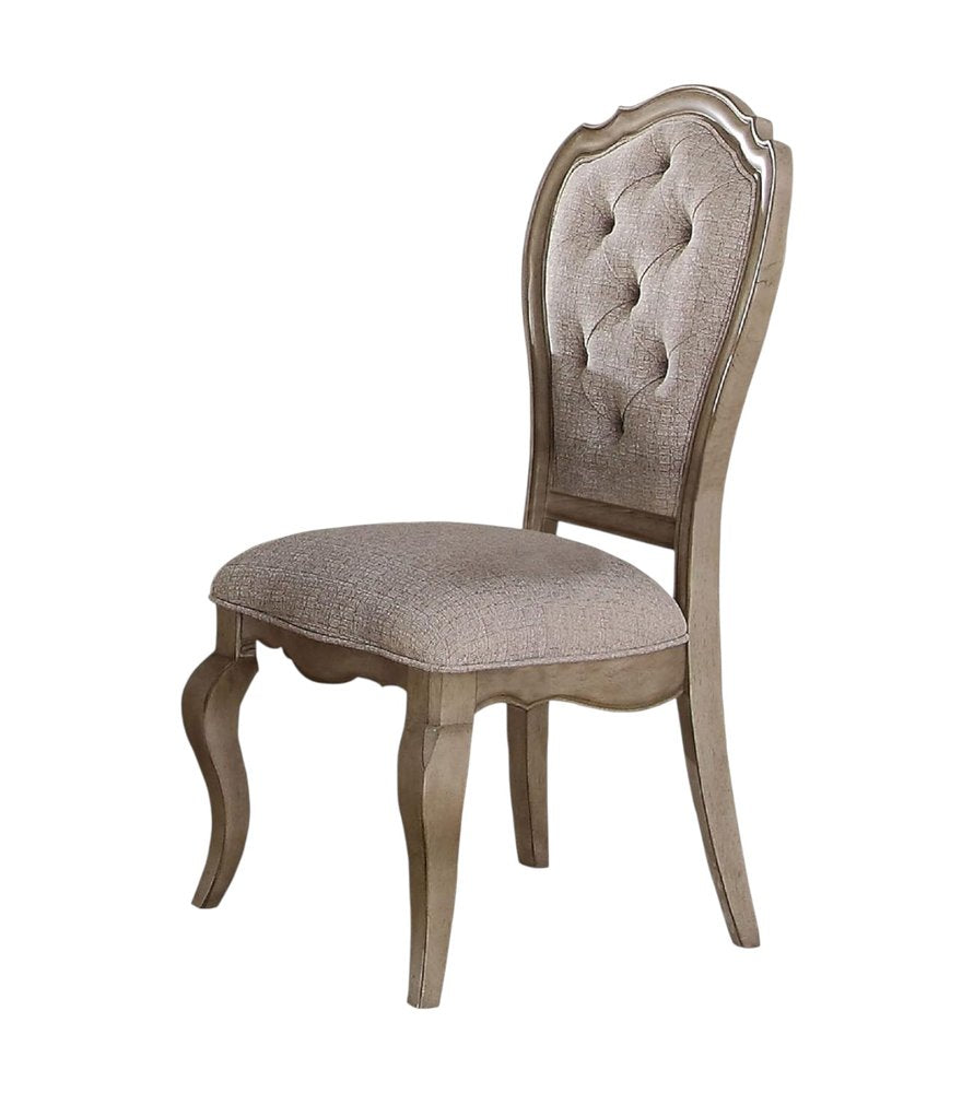 The Vickery Tufted Fabric Dining Chairs (Set of Two)