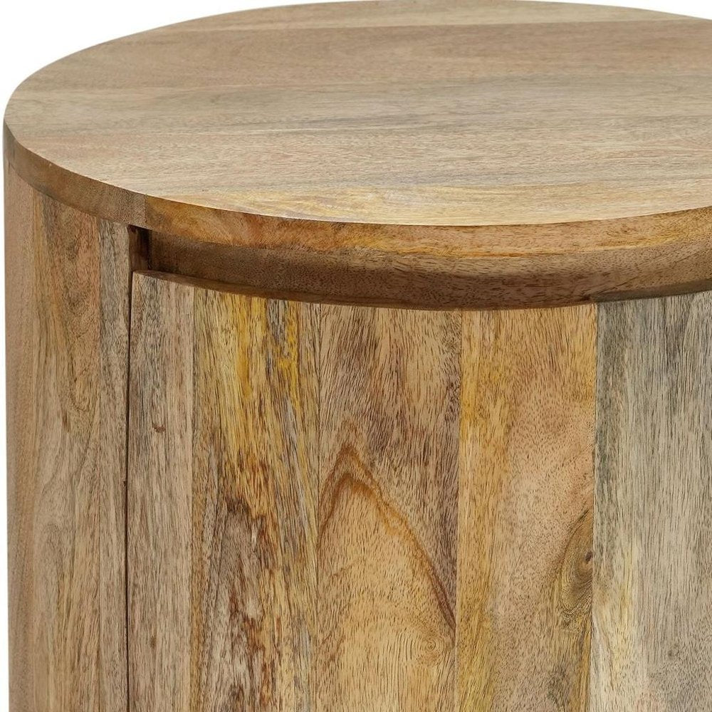 The Linden Mango Wood End Table