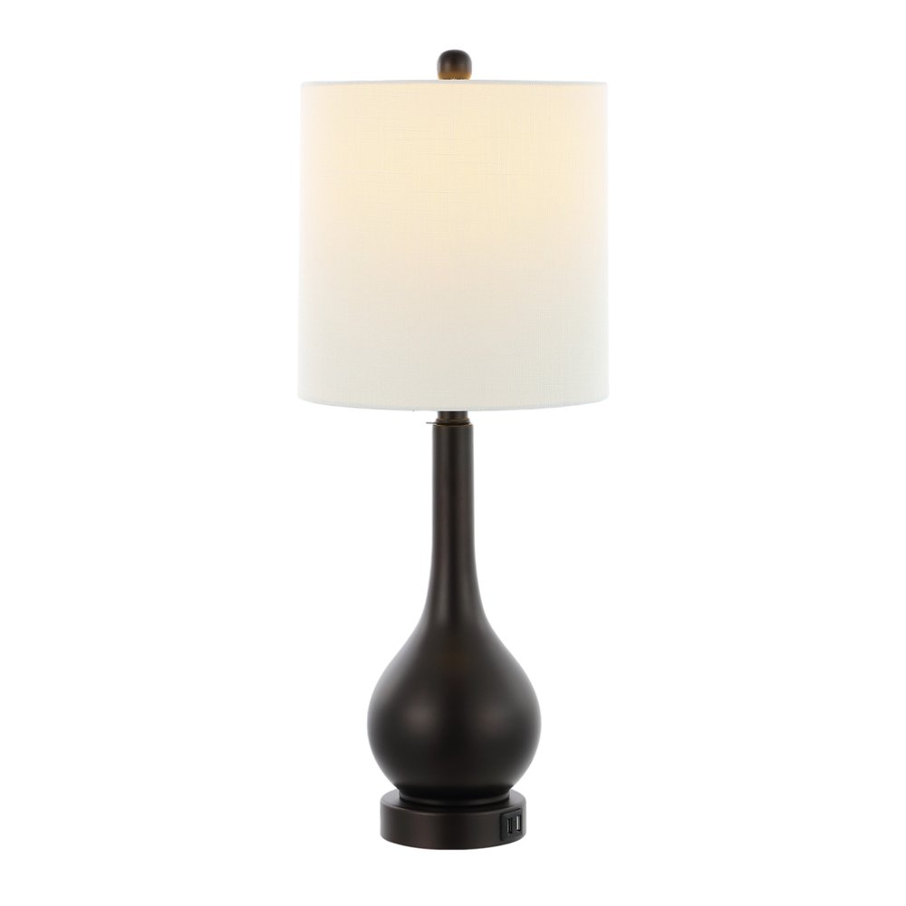 The Dune Antiqued Bronze Table Lamps (Set of Two)
