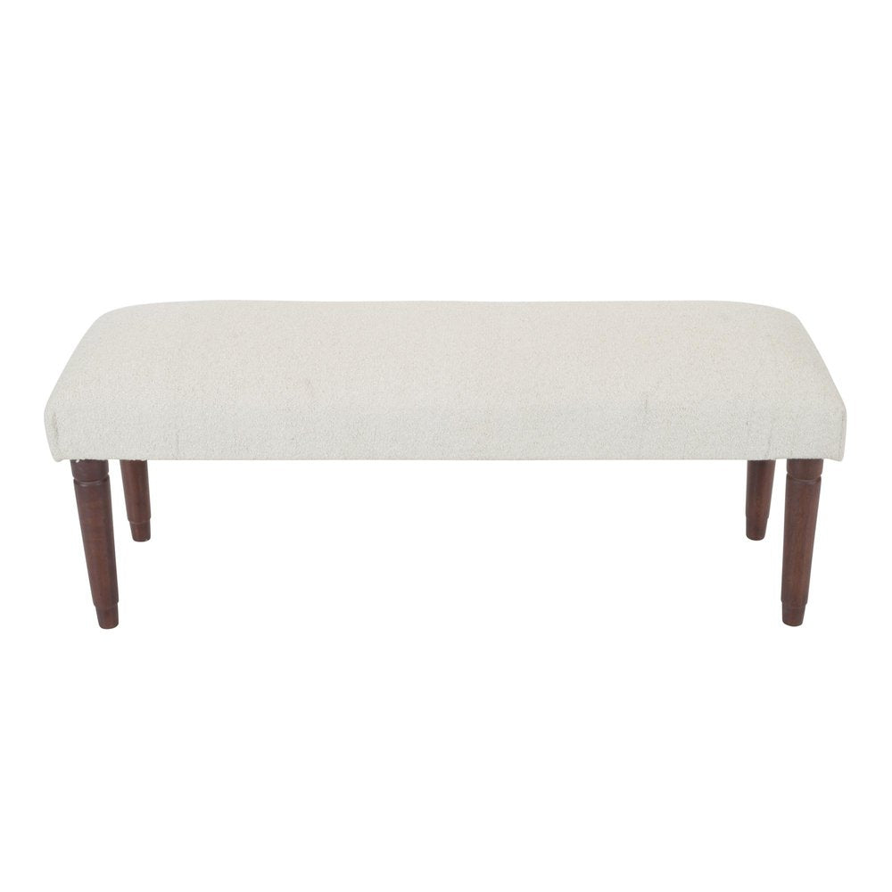 The Lyndon Bouclé Entryway Bench