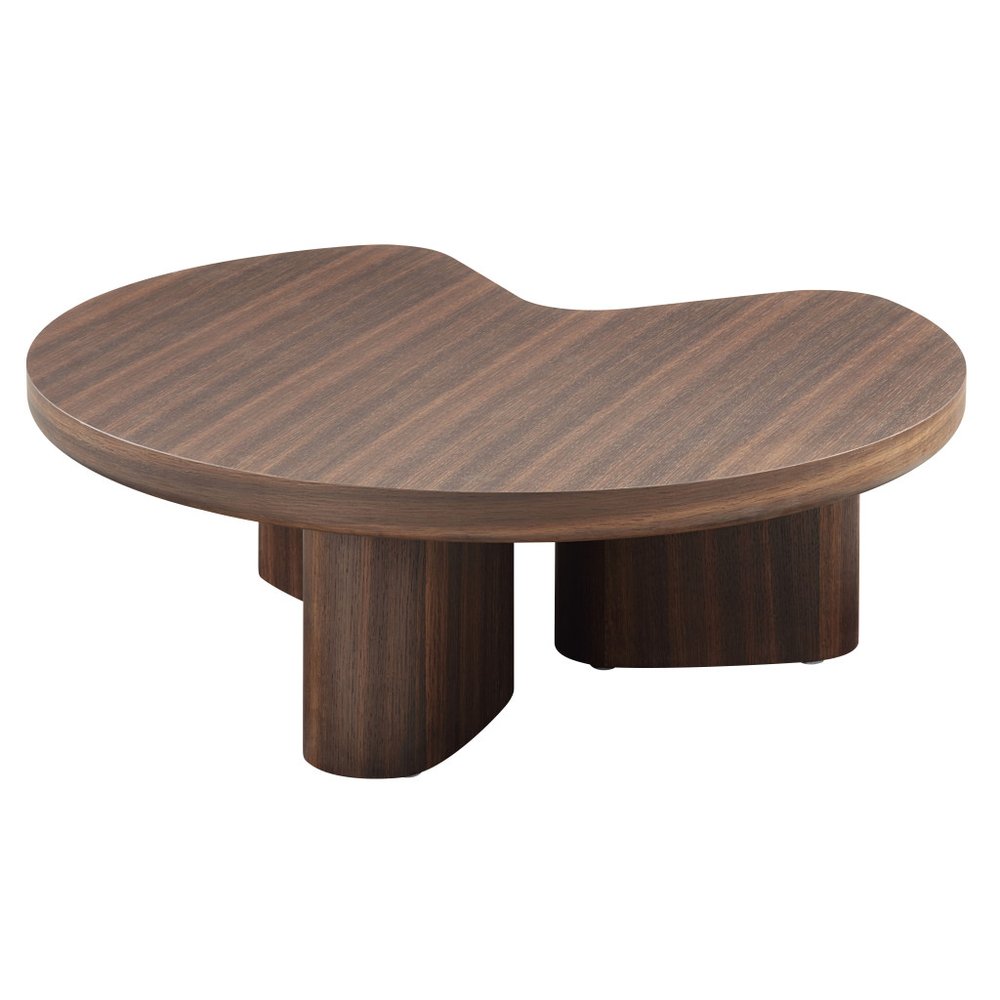 The Elmore Light Gray Wood Coffee Table