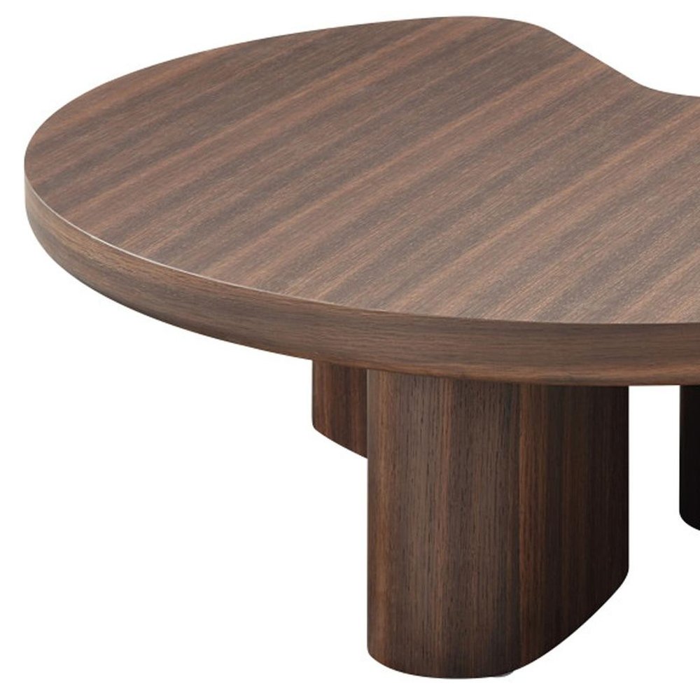 The Elmore Light Gray Wood Coffee Table