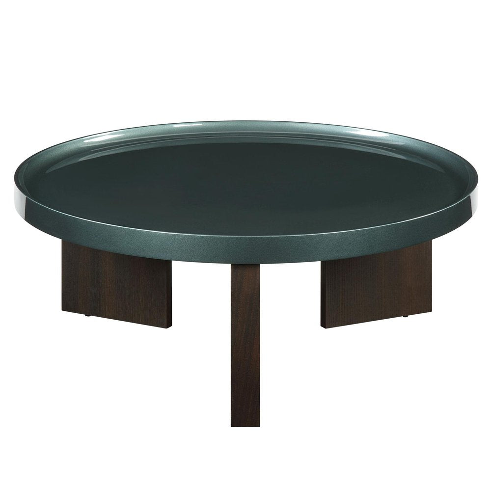 The Fairlie Dark Green Wood Coffee Table