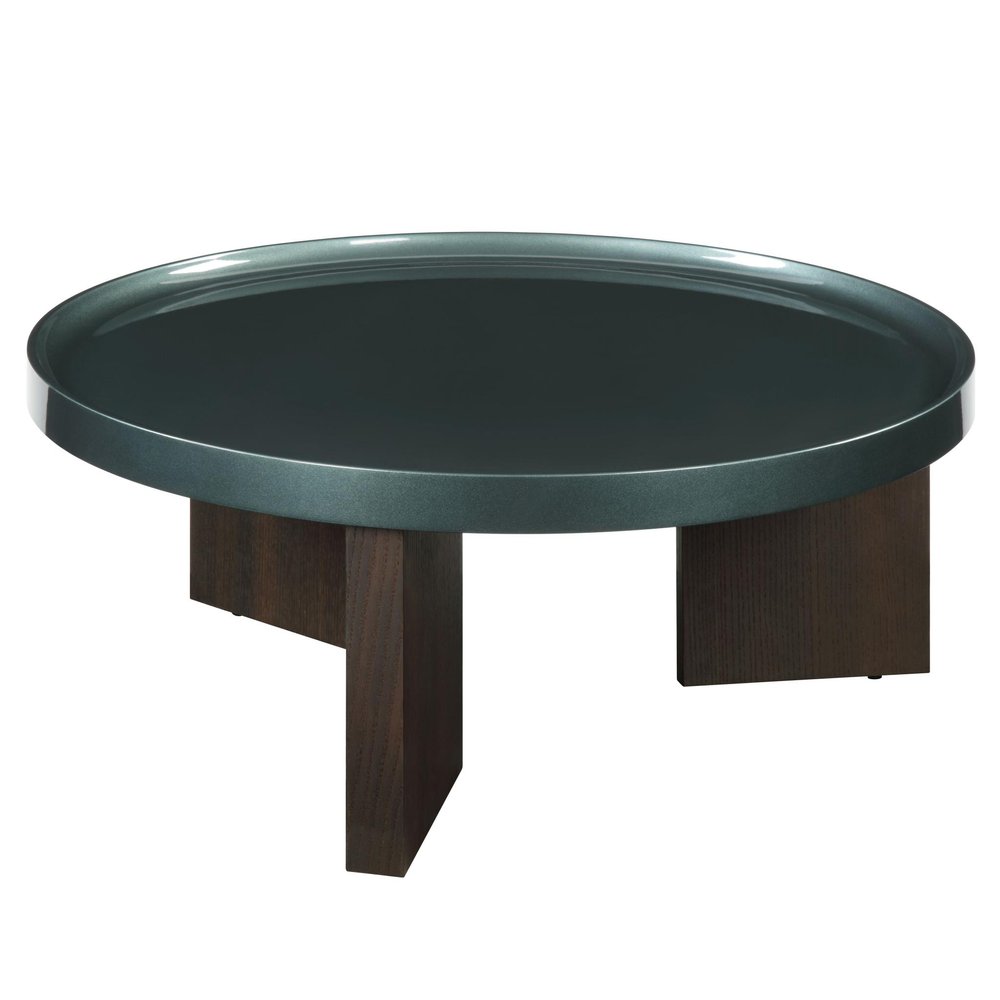 The Fairlie Dark Green Wood Coffee Table