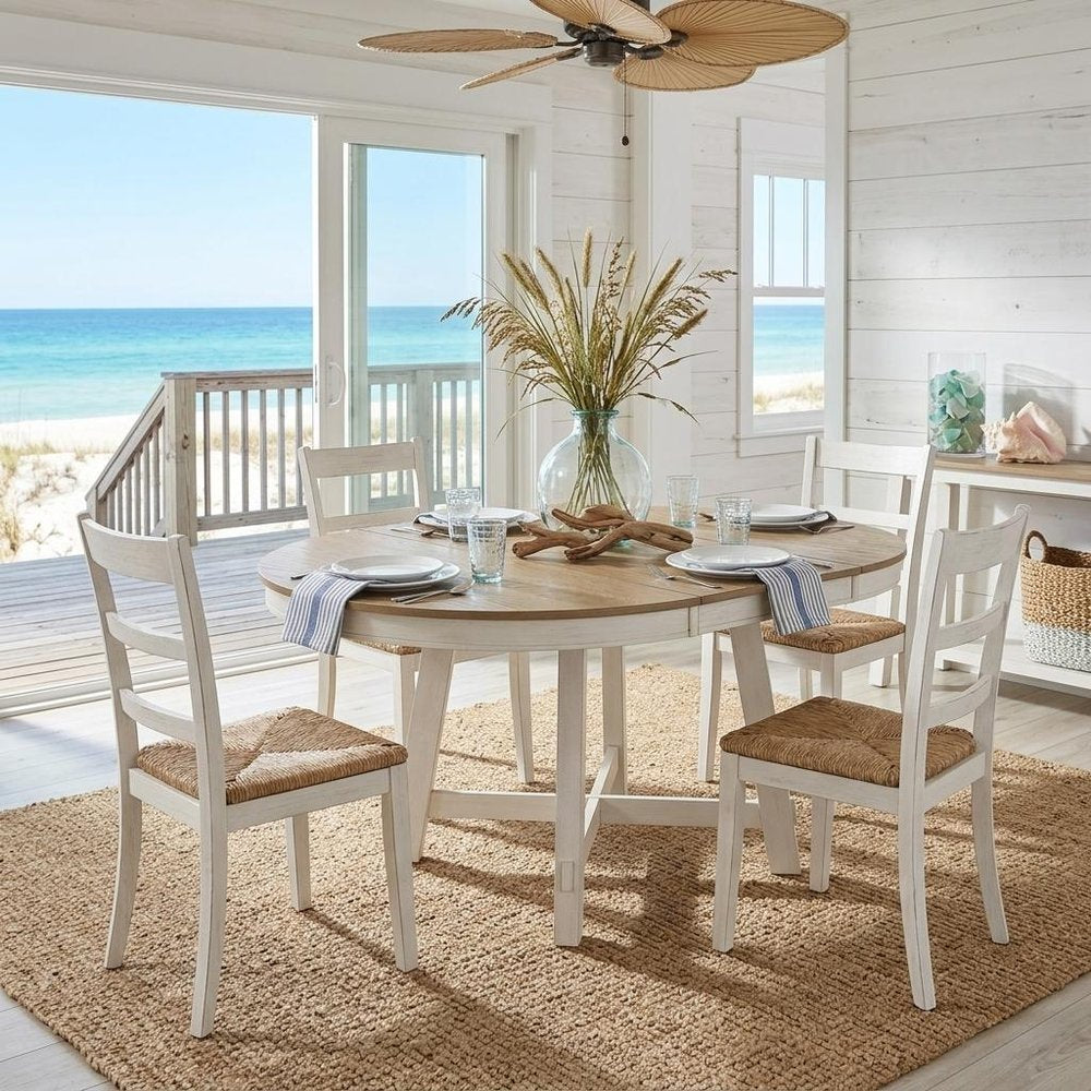 The Marchmont Acacia Extendable Dining Table