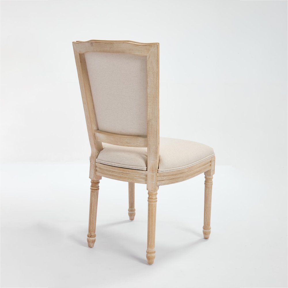 The Wendover Linen Dining Chairs (Set of Two)