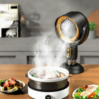 Roomlift smoke fan over a hot pot