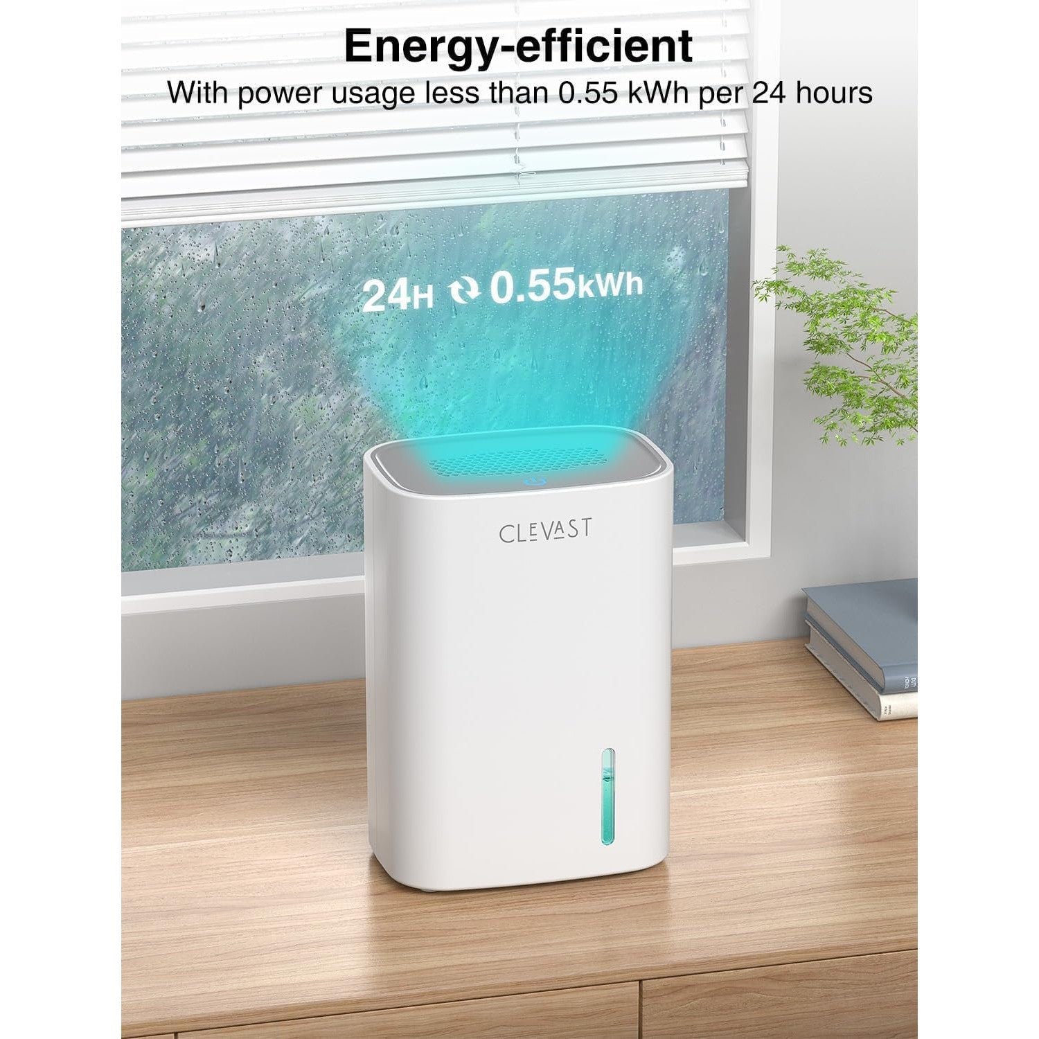 Small Dehumidifier for Home, 30Oz Mini Quiet Dehumidifier for Bathroom Bedroom, Portable Compact Air Dehumidifier for Closet, RV, Camper
